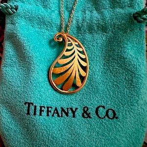 Tiffany & Co Paloma Picasso Palms necklace 18k gold